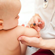Little baby get an injection