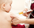 Little baby get an injection Little baby get an injection
