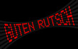 lcd-text guten rutsch