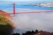 capture of san francisco cityscape and golden gate bridge