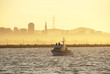 san francisco skyline at dusk