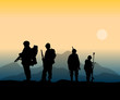 army soldiers at the front in war action army soldiers at the front in war action
