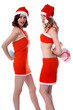 Girls with presents
