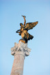 Bronze statue over Victor Emmanuel II
