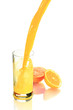 Orange juice and oranges