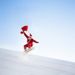 Santa auf der Piste