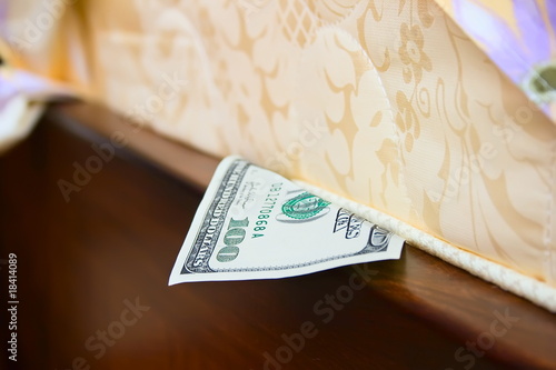 Photo: money under a mattress money under a mattress