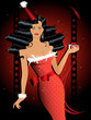 New year girl
