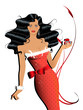 New year girl(isolated version) New year girl(isolated version)