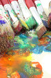 palette artiste peintre pinceaux fond blanc palette artiste peintre pinceaux fond blanc