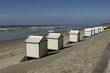 France, cabines de bains à Hardelot-Plage
