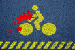 Illustration: accident velo accident velo