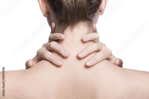 Photo: closeup shot of neck and shoulder closeup shot of neck and shoulder