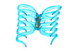 Blue hairpin