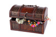 Chest with maiden costume jewellery