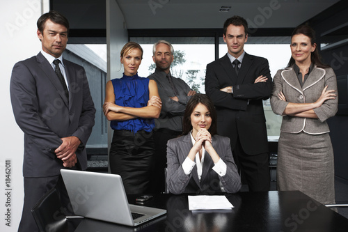Photo: Confident business team Confident business team