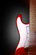 Electric guitar isolated