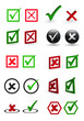 check marks