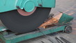 Sawing metal