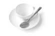 cup with saucer isolated