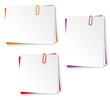 Bloc couleurs x 3 (avec trombones) Bloc couleurs x 3 (avec trombones)