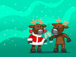 two deers