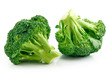 Ripe Broccoli Cabbage Isolated on White Ripe Broccoli Cabbage Isolated on White