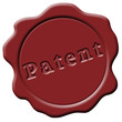 Wachssiegel rot Patent