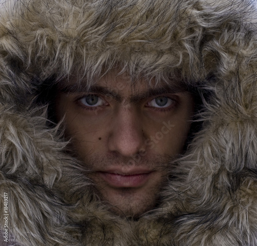 Photo: face in fur face in fur