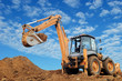 Excavator Loader with rised backhoe