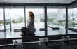 Business woman meditating