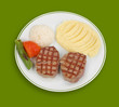Grilled steak