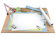 isolated view of designer desktop