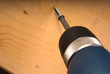 Installing screw with power drill Installing screw with power drill