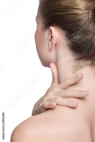Photo: closeup shot of neck and shoulder closeup shot of neck and shoulder
