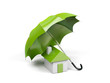 Conceptual image - house under protection. Conceptual image - house under protection.