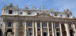 Saint Peter's Basilica Outside Statues Vatican Rome Italy