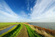 Typical Dutch country landscape in Marken Typical Dutch country landscape in Marken