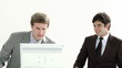 Businessmen working together in an office