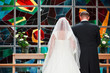 Bride and Groom at the Altar Bride and Groom at the Altar