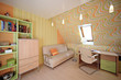 Room for schooler. Interior in the modern house.