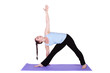 Woman in Yoga Position