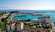 Croatia - Split postcard Coast view from belfry Croatia - Split postcard Coast view from belfry