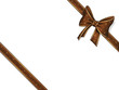 Chocolate ribbon and bow
