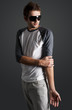 Photo: handsome young male model posing handsome young male model posing
