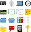 Business and office icons set