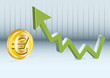 euro is going up