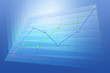 positive business trend chart