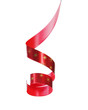 Red ribbon with stars