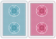 Playng cards back